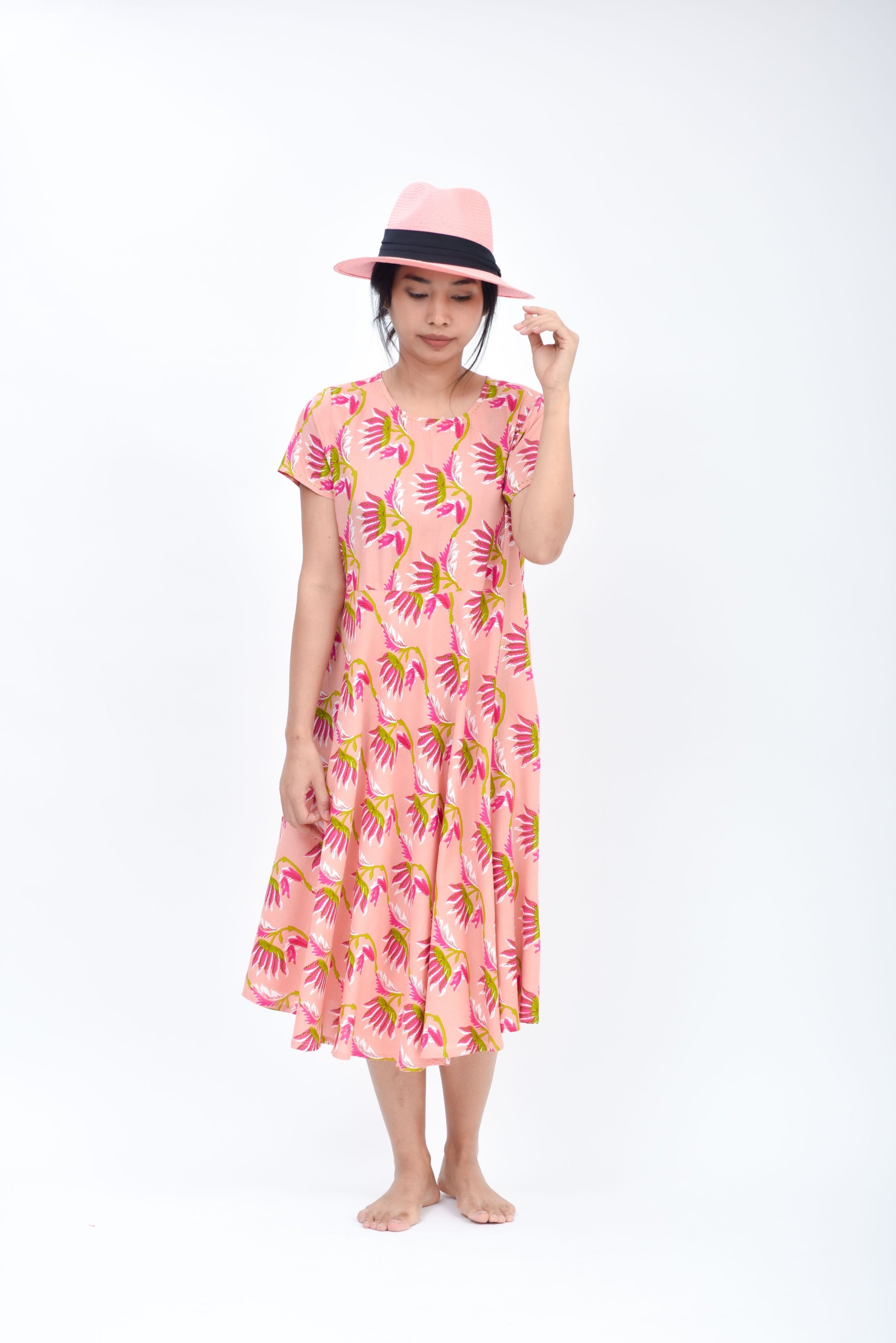 Rレーヨンサーキュラードレス / Rajasthan Rayon Circular