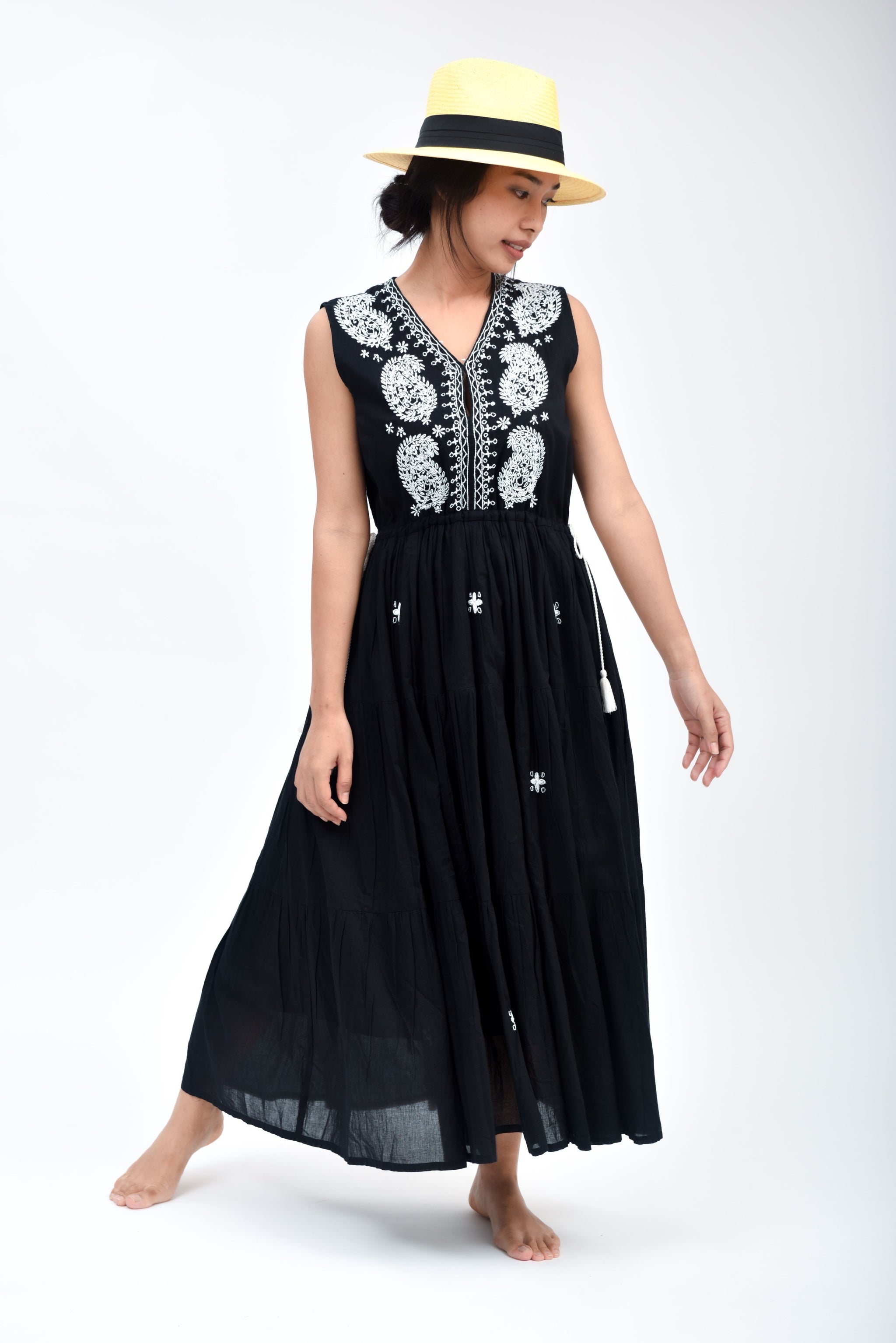刺繍ティアードドレス / Emb Tired Dress
