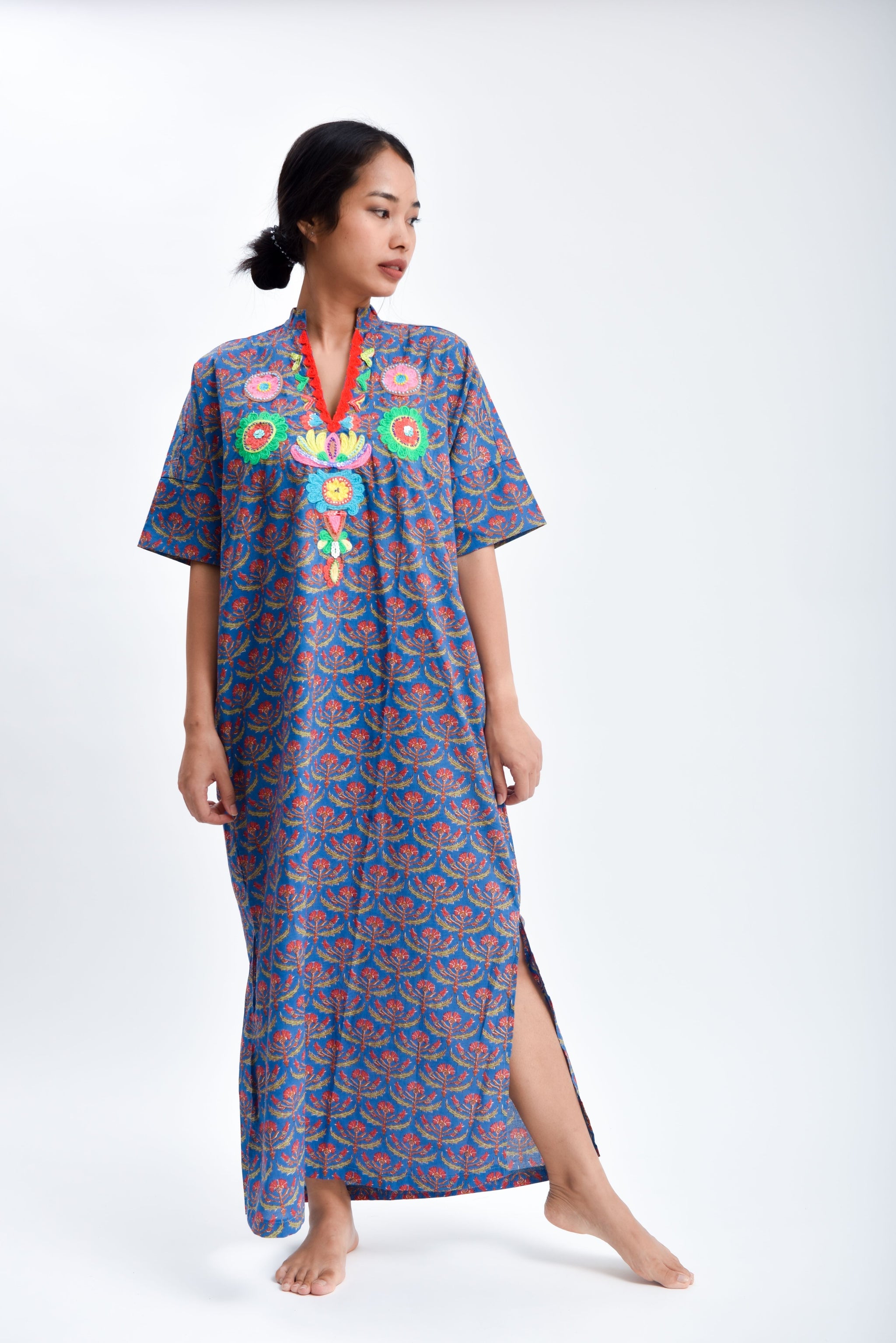 フラワーAラインドレス / Flower A line Dress