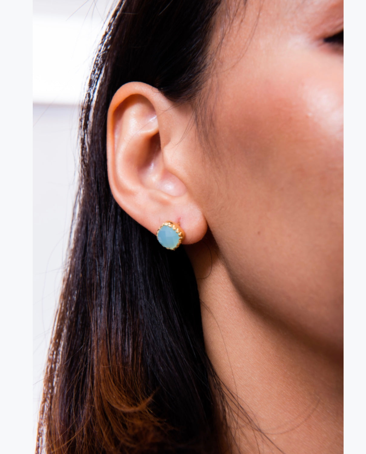 R. ストーンイアリング / R. Stone Earring